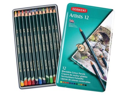 Sada uměleckých pastelek Derwent ARTISTS 12 barev