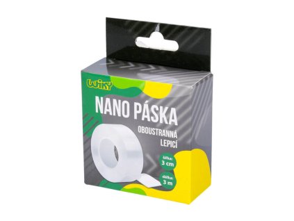 Oboustranně lepící nano páska, 3cm x 3m