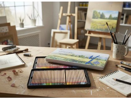 1521202051_Sada uměleckých pastelek Master Class Nevskaya Palitra – 72 ks, plechová kazeta