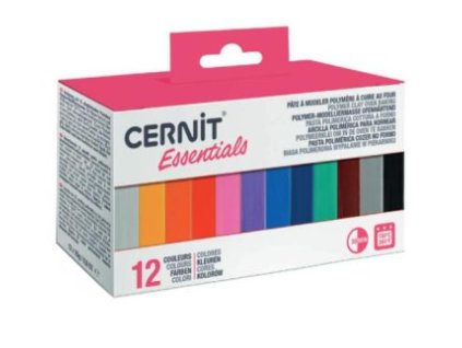 Sada modelovací hmoty Cernit - 12x25 g (mix barev)