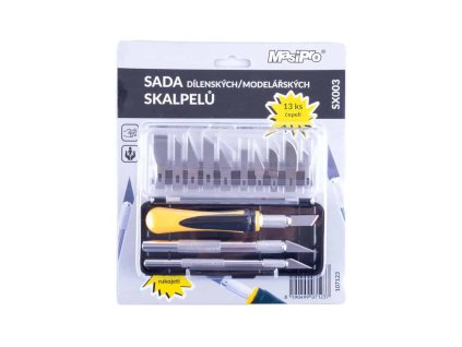 Sada modelářských skalpelů MasiPro - 13 ks