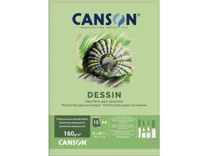C602308000_Skicák Canson Dessin A4 – 160g/m², 15 listů