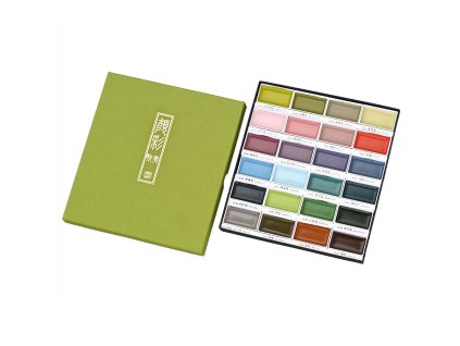 MC2024VNW_Kuretake Gansai Tambi New Colors – sada akvarelových barev 24 ks