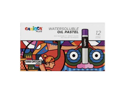 45214_Sada olejových pastelů Carioca PLUS – 12 ks