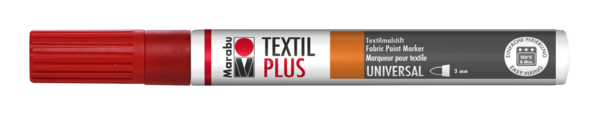 Fix na tmavý textil Marabu Textil Painter Plus 3 mm - červený třešňový 031