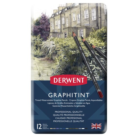 Derwent Graphitint 0700802 12 ks barevné grafitové tužky