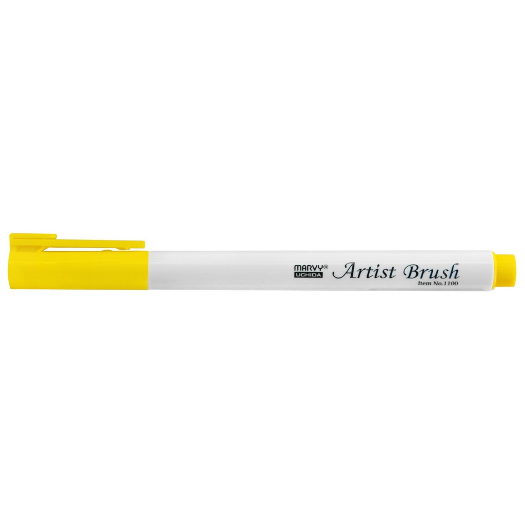 Levně MARVY Artist Brush 1100-22 fix štětcový hrot – barvy vodní báze brush pen na papír lettering kaligrafie rozmývatelný mísitelný acid free netoxický