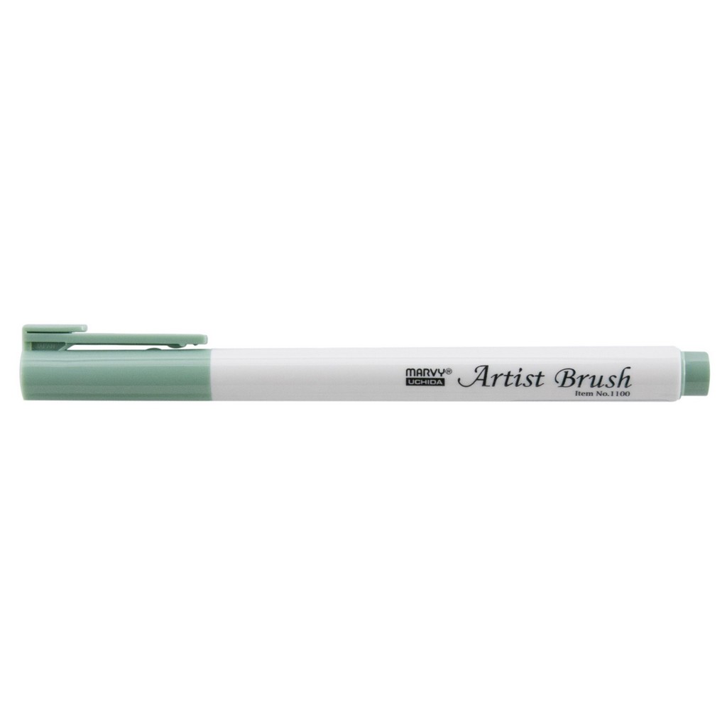 Levně MARVY Artist Brush 1100-32 fix štětcový hrot – barvy vodní báze brush pen na papír lettering kaligrafie rozmývatelný mísitelný acid free netoxický