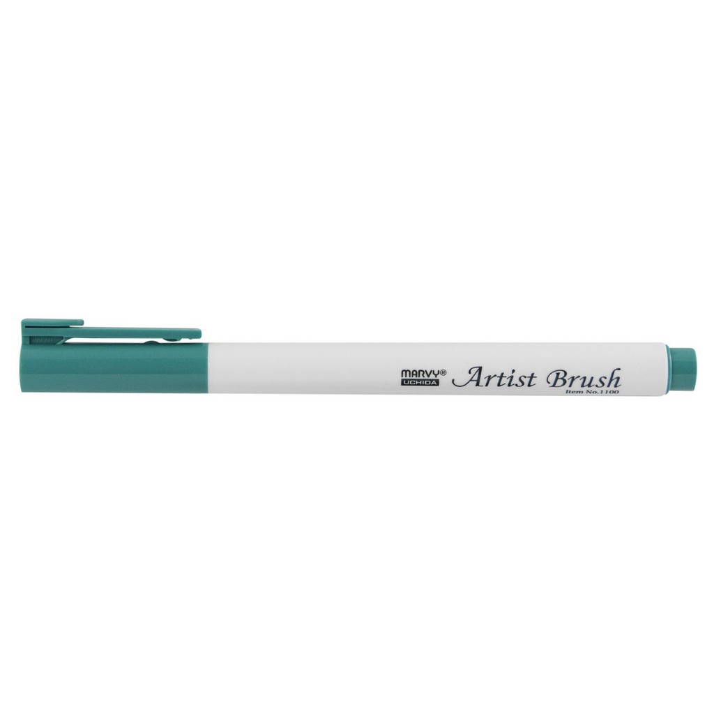 Levně MARVY Artist Brush 1100-58 fix štětcový hrot – barvy vodní báze brush pen na papír lettering kaligrafie rozmývatelný mísitelný acid free netoxický