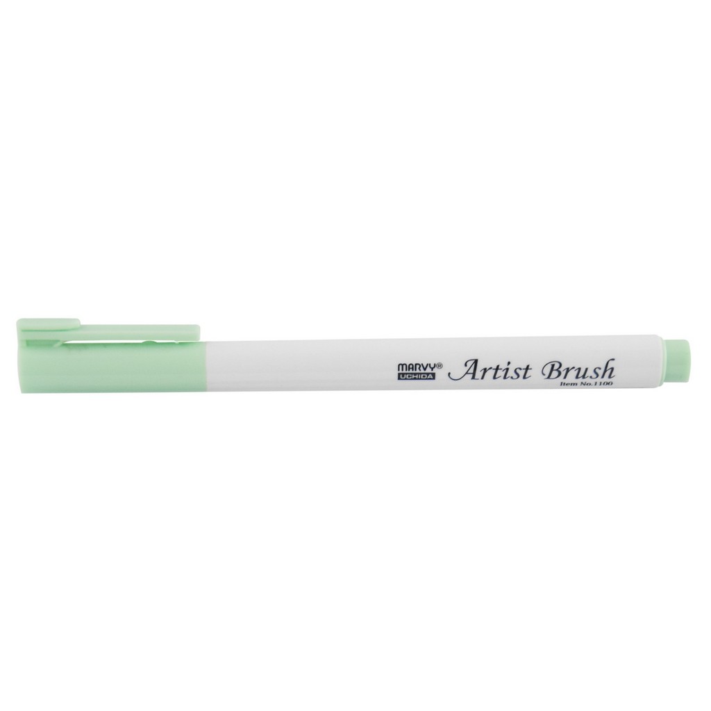 Levně MARVY Artist Brush 1100-70 fix štětcový hrot – barvy vodní báze brush pen na papír lettering kaligrafie rozmývatelný mísitelný acid free netoxický