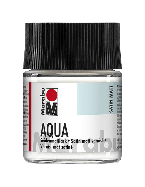 Levně Univerzální transparentní lak Marabu Aqua Varnish Satin 50ml - saténový