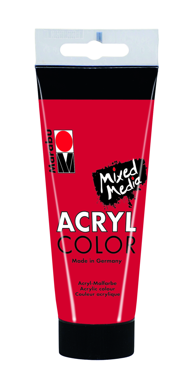 Levně Akrylová barva Marabu Acryl Color 100 ml - červená třešňová 031