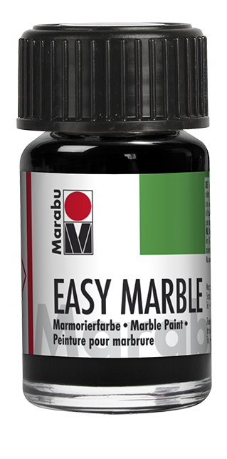 Marabu Mramorovací barva Easy Marble 15 ml - 73 černá