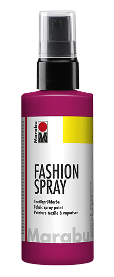 Levně Barva na textil ve spreji Marabu Fashion Spray 100 ml - malinová 005