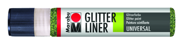 Levně Glitter liner Marabu 25 ml - zelená oliva 565