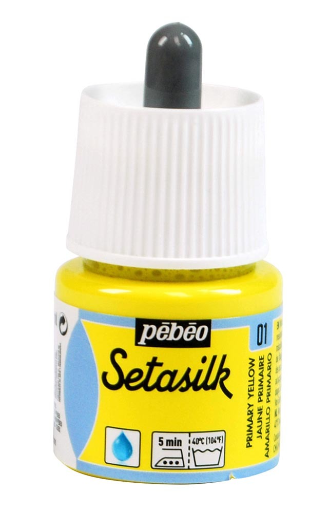 Pébéo Barva na hedvábí Setasilk 45 ml - žlutá základní 01