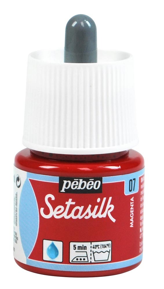 Pébéo Barva na hedvábí Setasilk 45 ml - růžová magenta 07