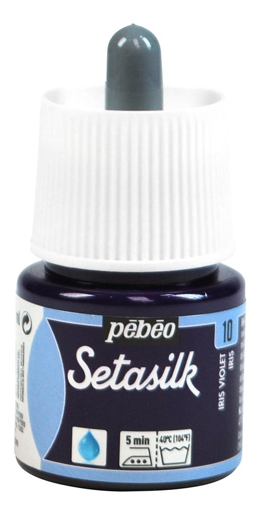 Levně Pébéo Barva na hedvábí Setasilk 45 ml - fialová iris 10