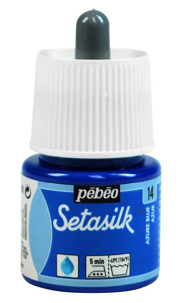Levně Pébéo Barva na hedvábí Setasilk 45 ml - modrá azurová 14