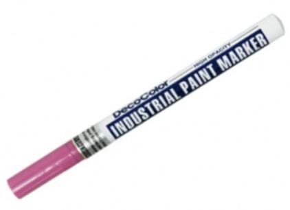 Levně Marvy Lakový popisovač Deco Color 1mm - růžový