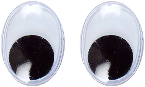 Levně HobbyFun Očička oválná 15x11 mm - 40 ks, Hobby Fun
