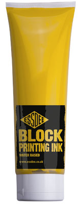 Levně EssDee Block Printing Ink barva na linoryt 300 ml žlutá