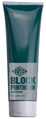 Levně EssDee Block Printing Ink barva na linoryt 300 ml zelená viridian