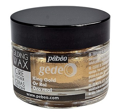Levně Pébéo Gédéo Zkrášlovací vosk 30 ml - královská zlatá