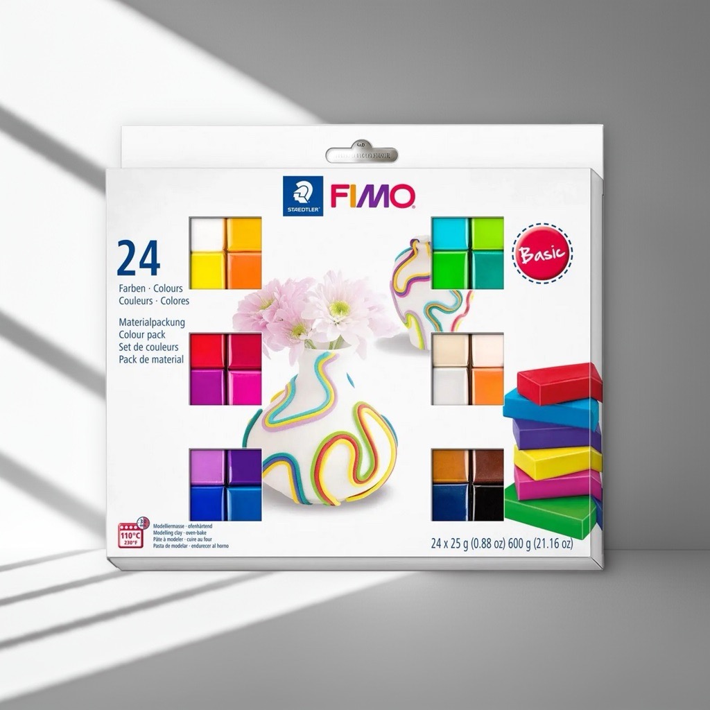 Levně Staedtler 8023 C24-1 Fimo Soft sada Basic 24 x 25 g