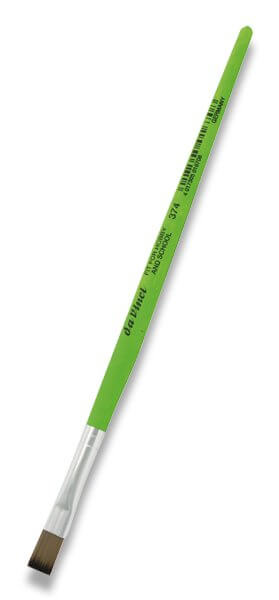 Štětec DaVinci zelený plochý 374 - 2