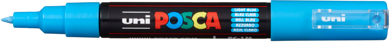 Levně Akrylový popisovač Uni Posca 1M 0,7 mm modrý světle 8