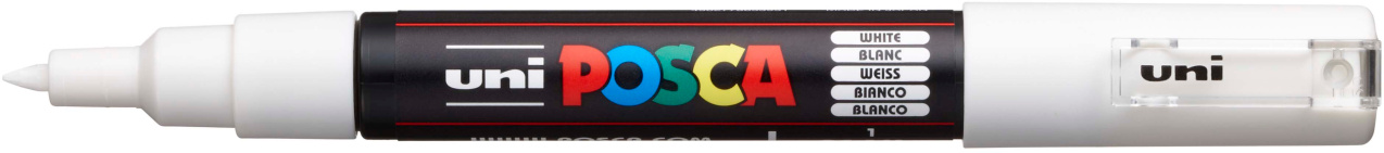 Levně Akrylový popisovač Uni Posca 1M 0,7 mm bílý 1