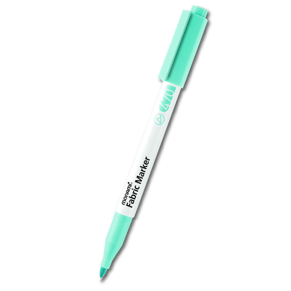 Levně Fix na textil Monami Fabric Marker Brush - modrá světle