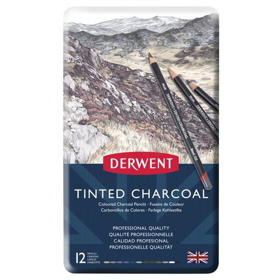 Levně Derwent Tinted Charcoal 2301690 12 ks