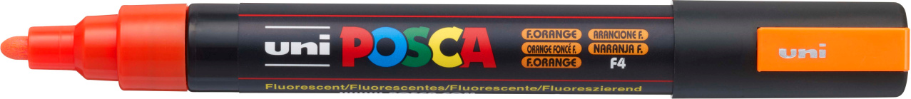Levně Akrylový popisovač Uni Posca 5M 1,8 - 2,5 mm fluo oranžový f4
