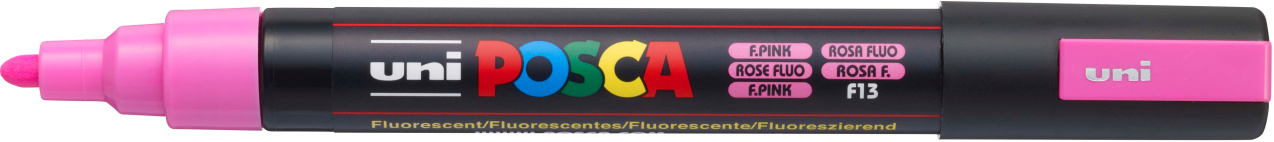 Levně Akrylový popisovač Uni Posca 5M 1,8 - 2,5 mm fluo růžový f13