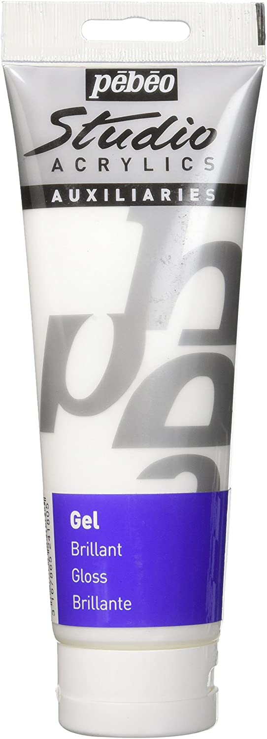 Levně Pébéo Studio lesklý gel pro akrylové barvy 250 ml