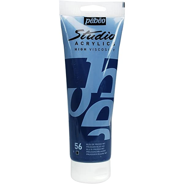 Levně Akrylová barva Pébéo Studio Acrylic 100 ml - 056 pruská modř