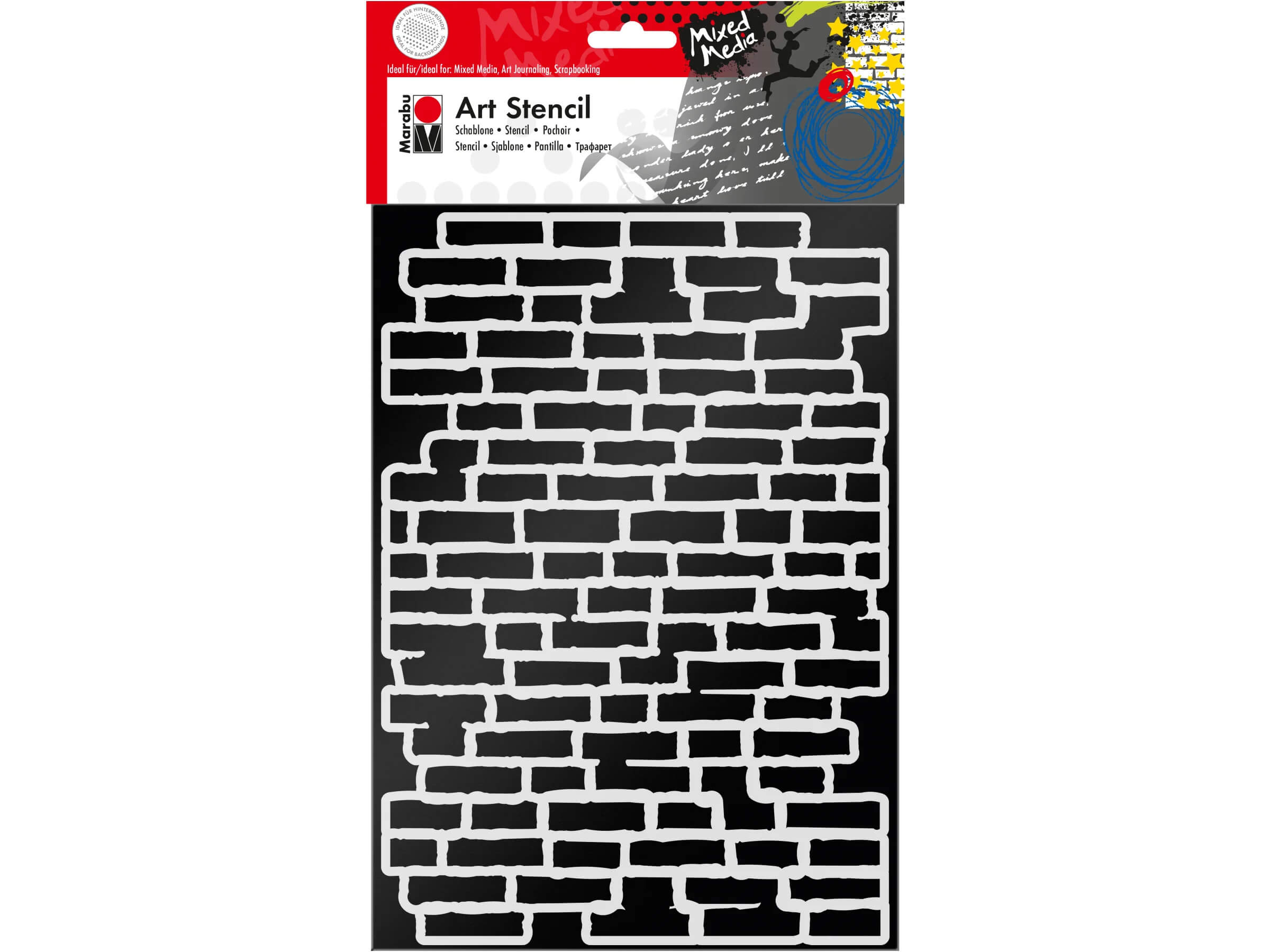 Levně Šablona Marabu ART A4 Bricks