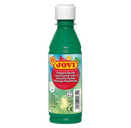 Levně Školní temperová barva 250 ml Jovi - tmavě zelená