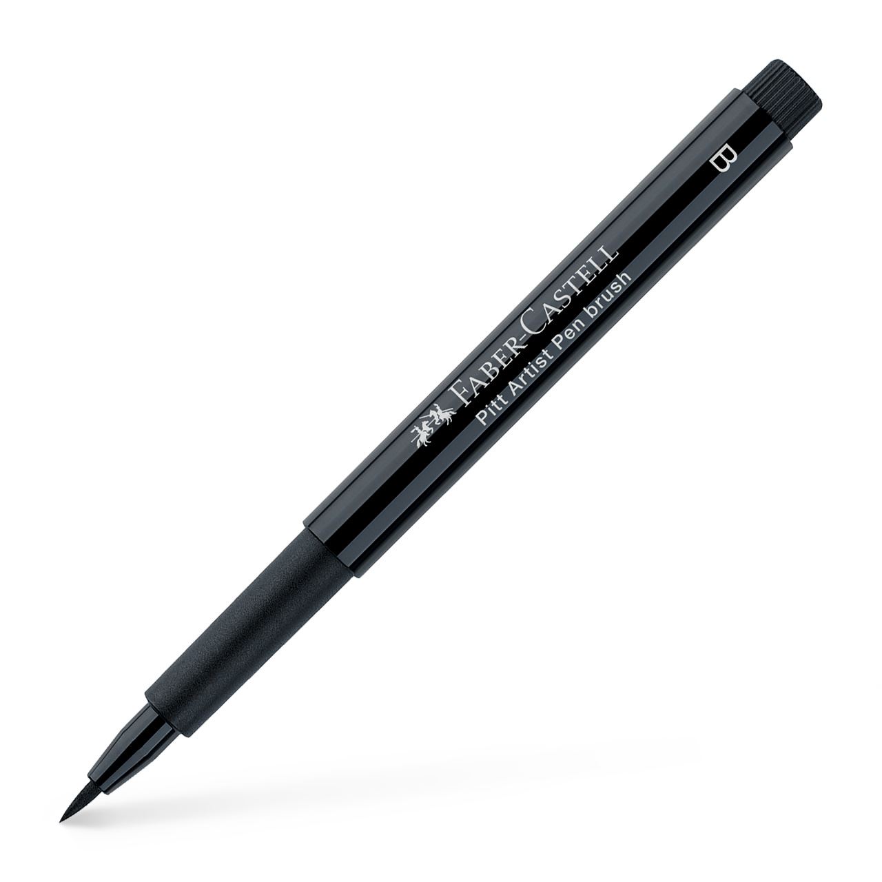 Levně Faber-Castell Umělecký popisovač Pitt Artist Pen B štětcový - černý