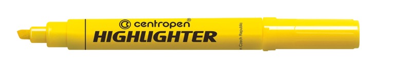 Levně Centropen 8552 HIGHLIGHTER pigmentový zvýrazňovač - žlutý