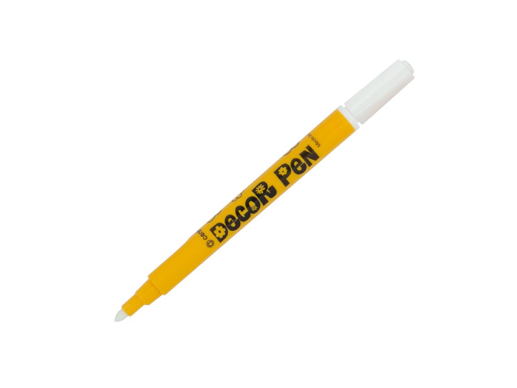 Levně Popisovač Decor Pen Centropen 2738 - bílý