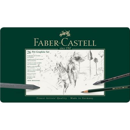 Levně Umělecká sada tužek Pitt Graphitte Set 26 ks Faber-Castell