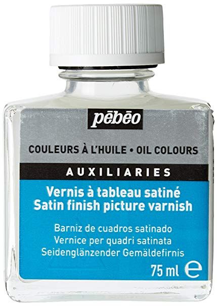 Levně Saténový malířský lak pro olejové barvy Pébéo 75ml