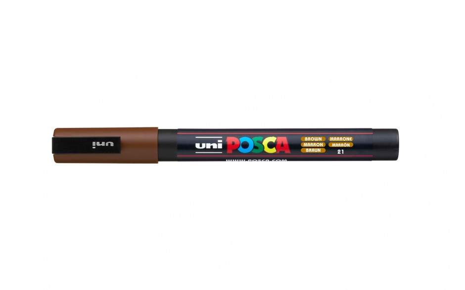Levně Akrylový popisovač Uni Posca 3M 0,9 - 1,3 mm hnědý 21