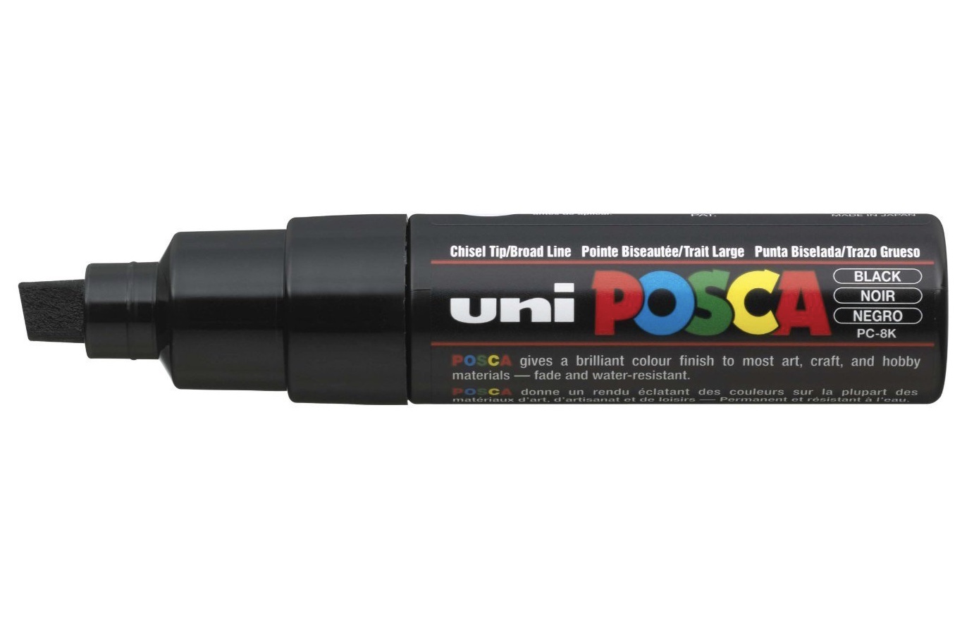 Levně Uni Posca akryl. Popisovač 8K 8 mm - černý 24