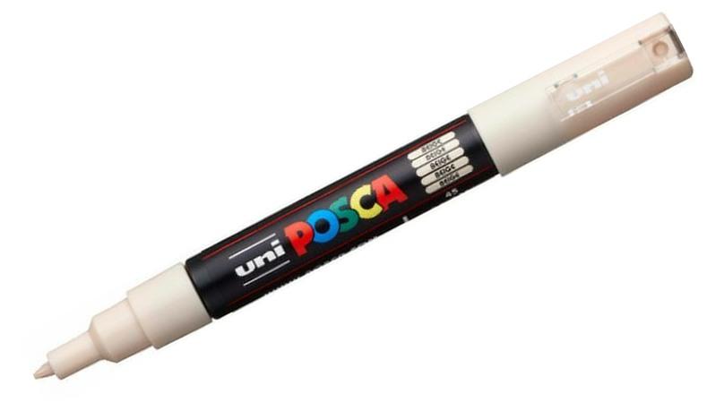 Levně Akrylový popisovač Uni Posca 1M 0,7 mm béžový 45