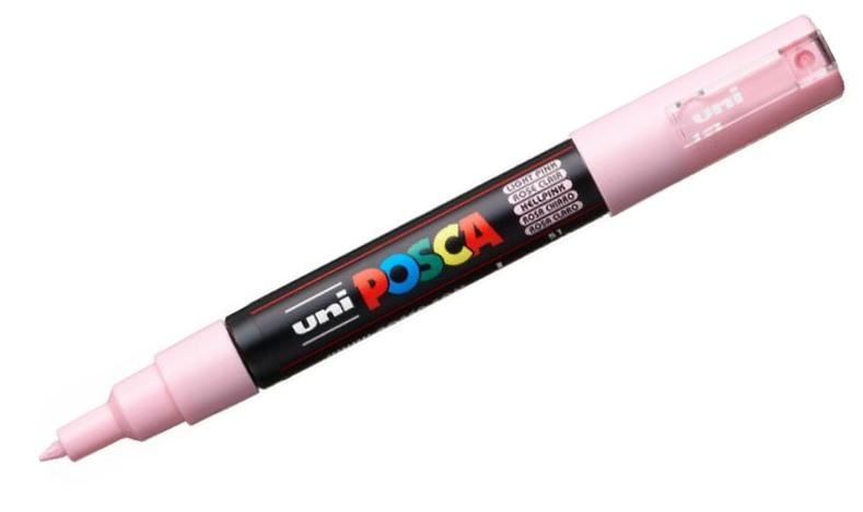 Levně Akrylový popisovač Uni Posca 1M 0,7 mm světle růžový 51