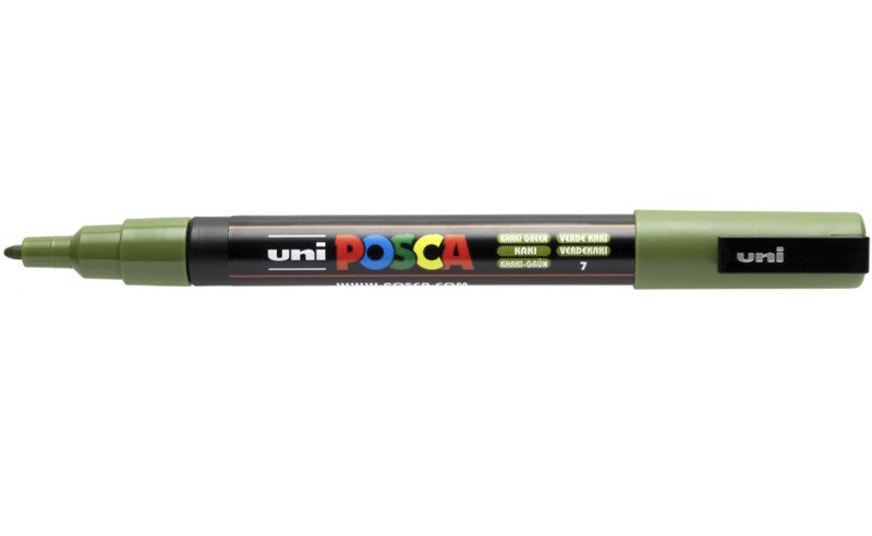 Levně Akrylový popisovač Uni Posca 3M 0,9 - 1,3 mm khaki 7